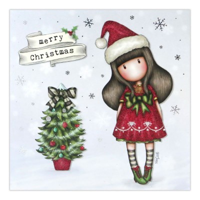 SANTORO GORJUSS Коледна картичка Santoro Gorjuss Santa Girl, U XGJ001, момиче, многоцветен U XGJ001 SANTORO GORJUSS Коледна картичка Santoro Gorjuss Santa Girl, U XGJ001, момиче, многоцветен U XGJ001