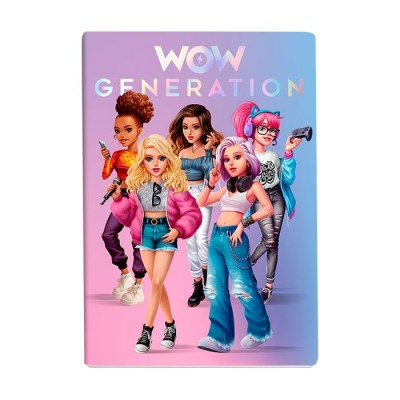 WOW Generation Сет от 3 тетрадки А5 , с меки корици, WOW00002, за момиче, многоцветна SKU WOW00002 WOW Generation Сет от 3 тетрадки А5 , с меки корици, WOW00002, за момиче, многоцветна SKU WOW00002