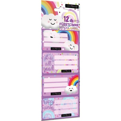 Lizzy Card Етикети 12бр. LOLLIPOP ITS ALL GOOD 21873756, за момиче, многоцветни. 21873756 Lizzy Card Етикети 12бр. LOLLIPOP ITS ALL GOOD 21873756, за момиче, многоцветни. 21873756